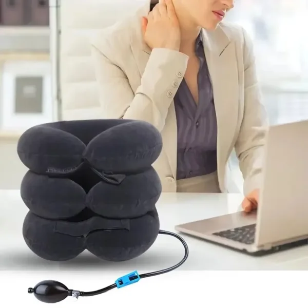 Inflatable Cervical Neck Traction Device Pillow
