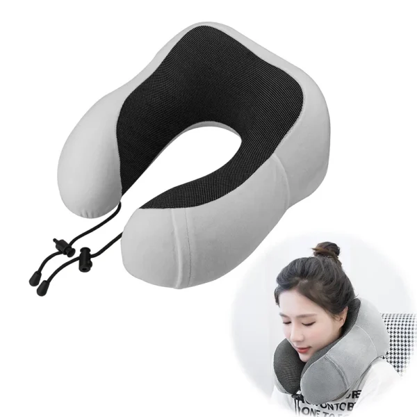 Memory Foam U-Shaped Travel Cervical Pillow