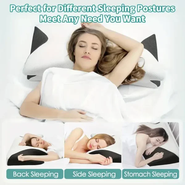 Memory Foam Cervical Neck Support Pillow