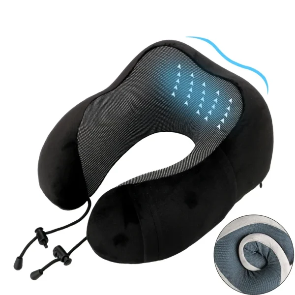 Memory Foam U-Shaped Travel Cervical Pillow