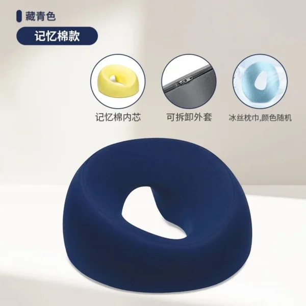 Ergonomic Memory Foam Face Down Cervical Pillow