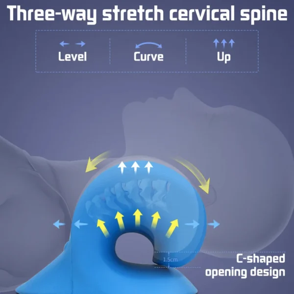 Cervical Neck Stretcher Traction Pain Relief Device